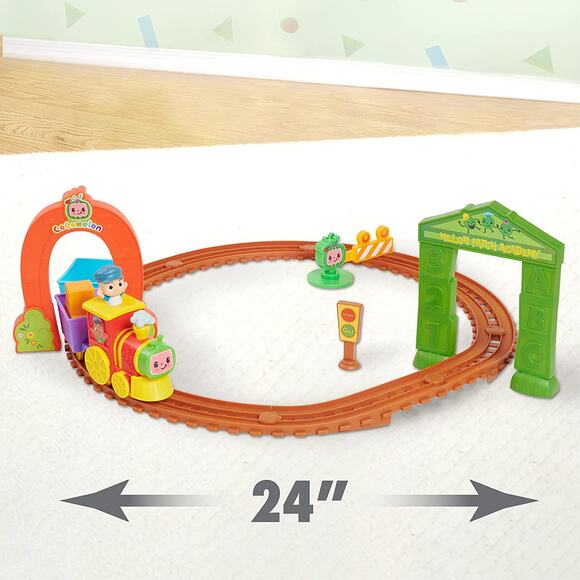 Cocomelon All Aboard Deluxe Music Motorized Train Toy Figures Playset NWT - Picture 5 of 9